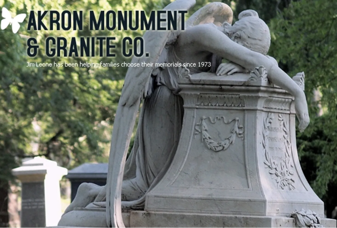 Akron Monument & Granite logo